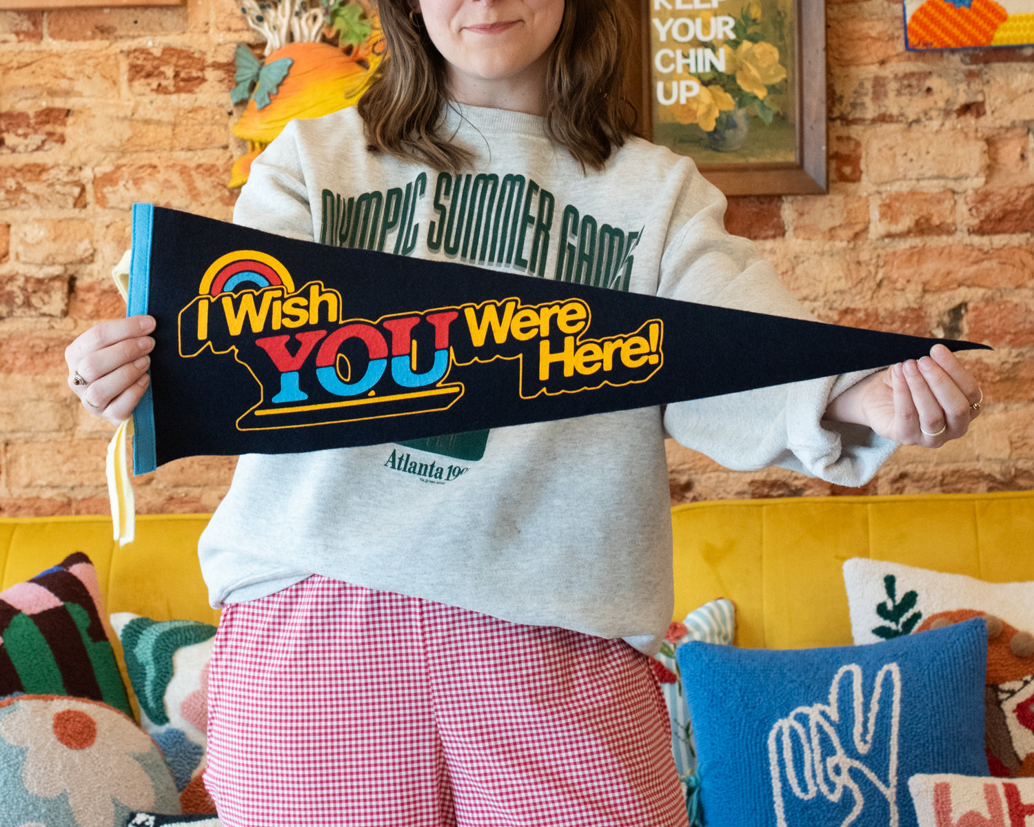 Wish You Were Here Pennant
