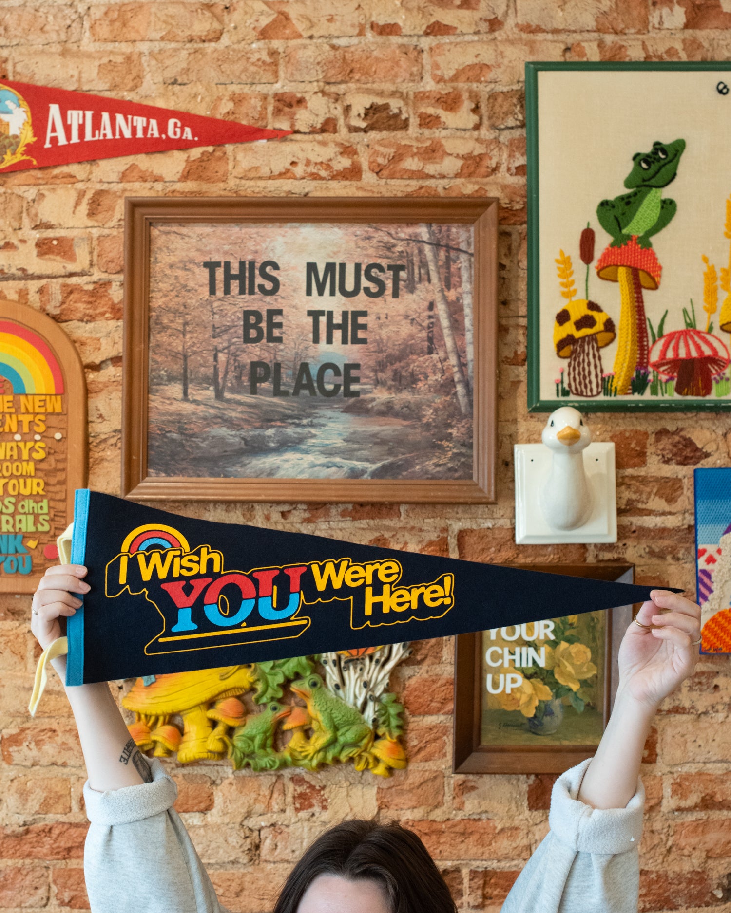 Wish You Were Here Pennant