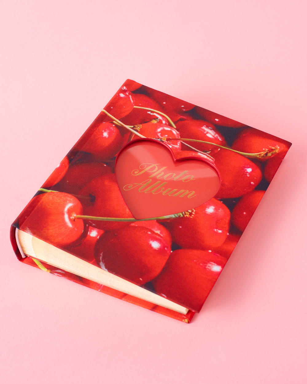 Retro Cherry Heart Photo Album