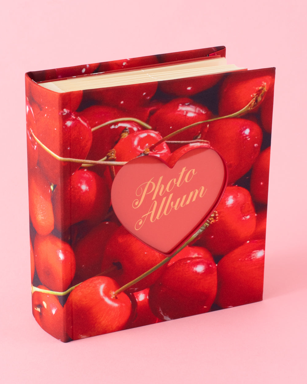 Retro Cherry Heart Photo Album