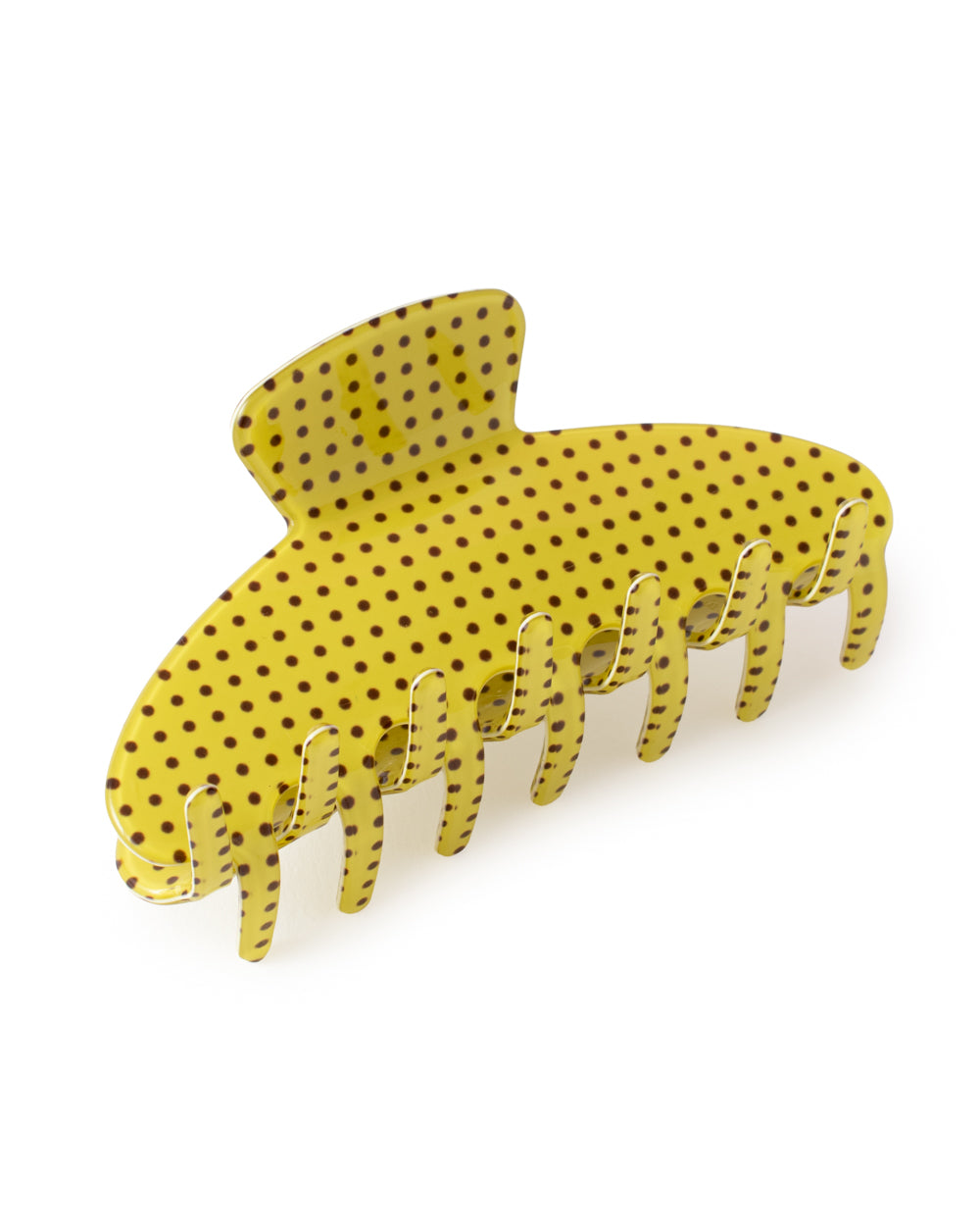 Cafe Polka Dot Hair Claw