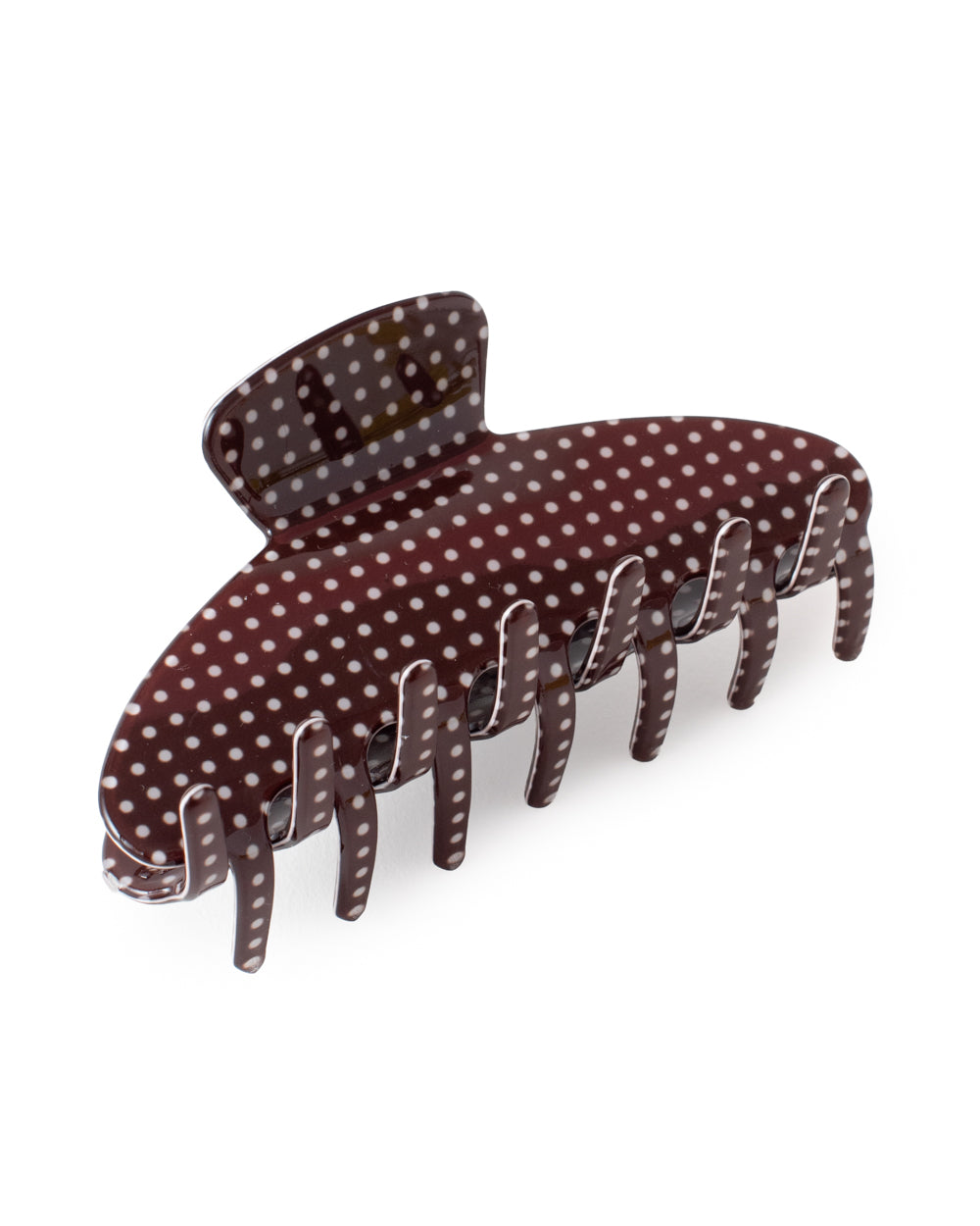 Cafe Polka Dot Hair Claw