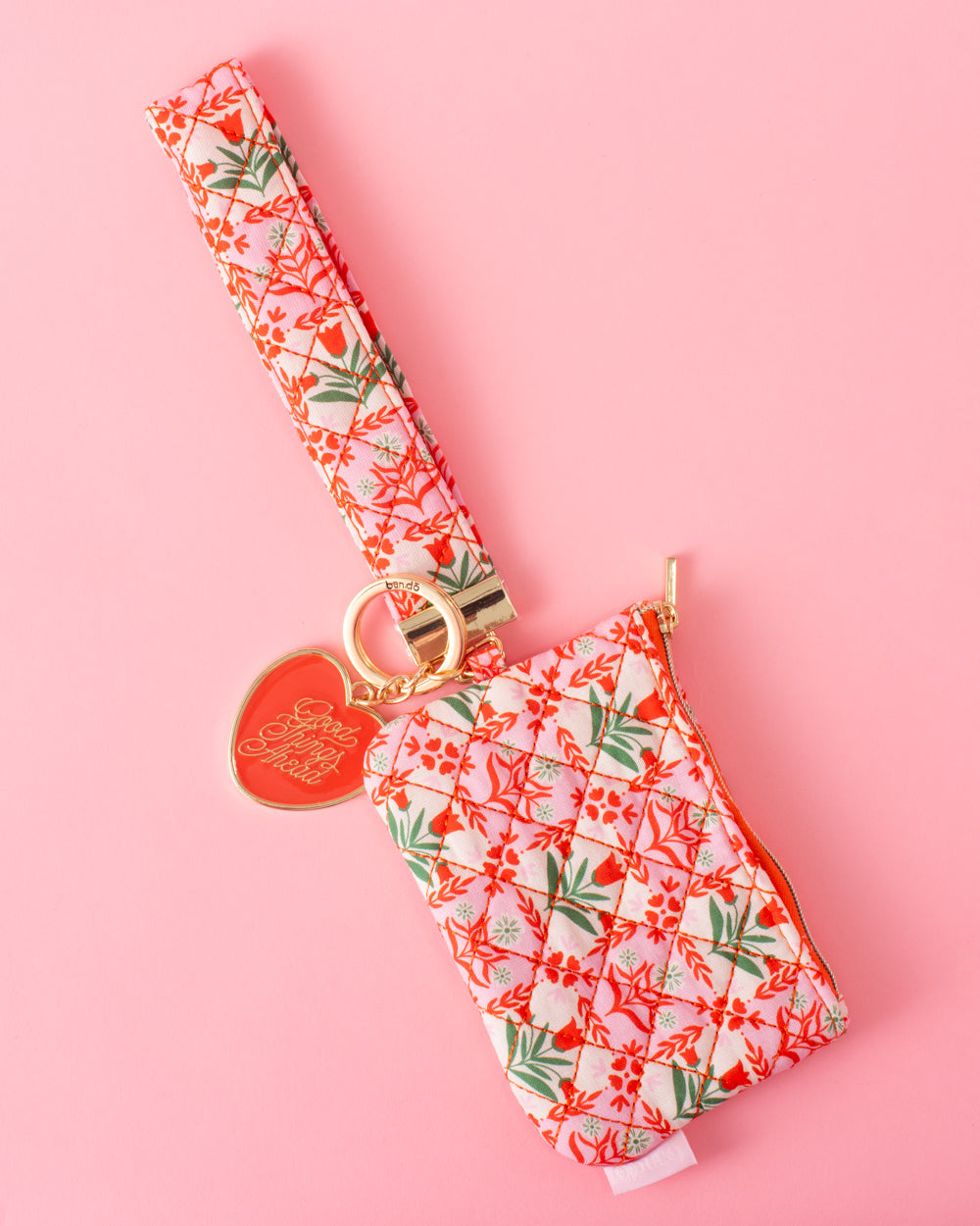 Good Things Ahead Quilted Wristlet