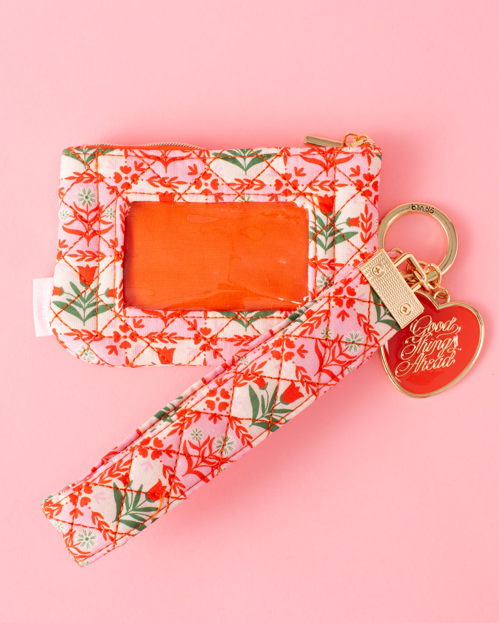Good Things Ahead Quilted Wristlet