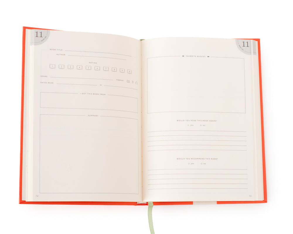 Library Card Reading Journal
