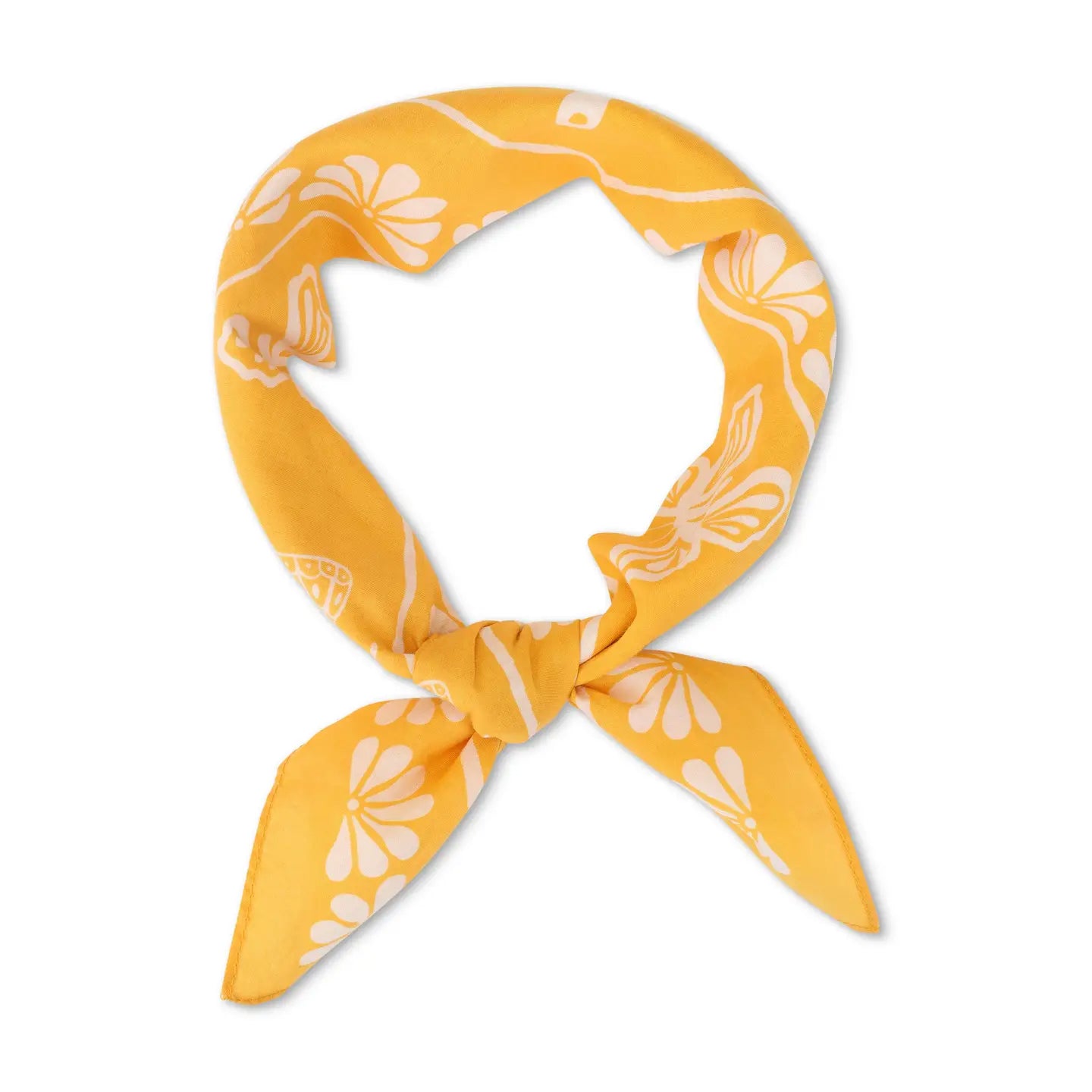 Golden Butterfly Bandana