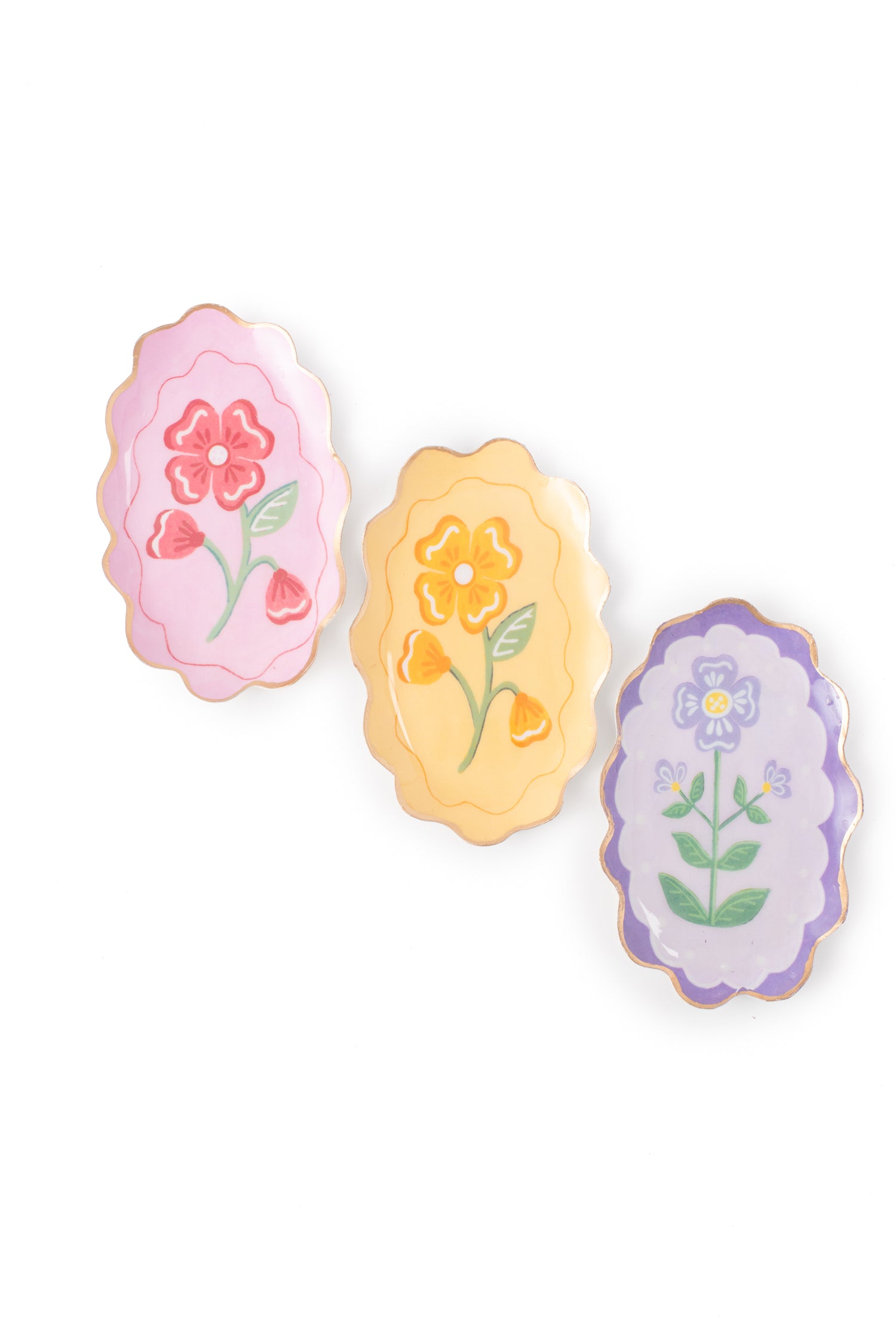 Scalloped Flower Tray