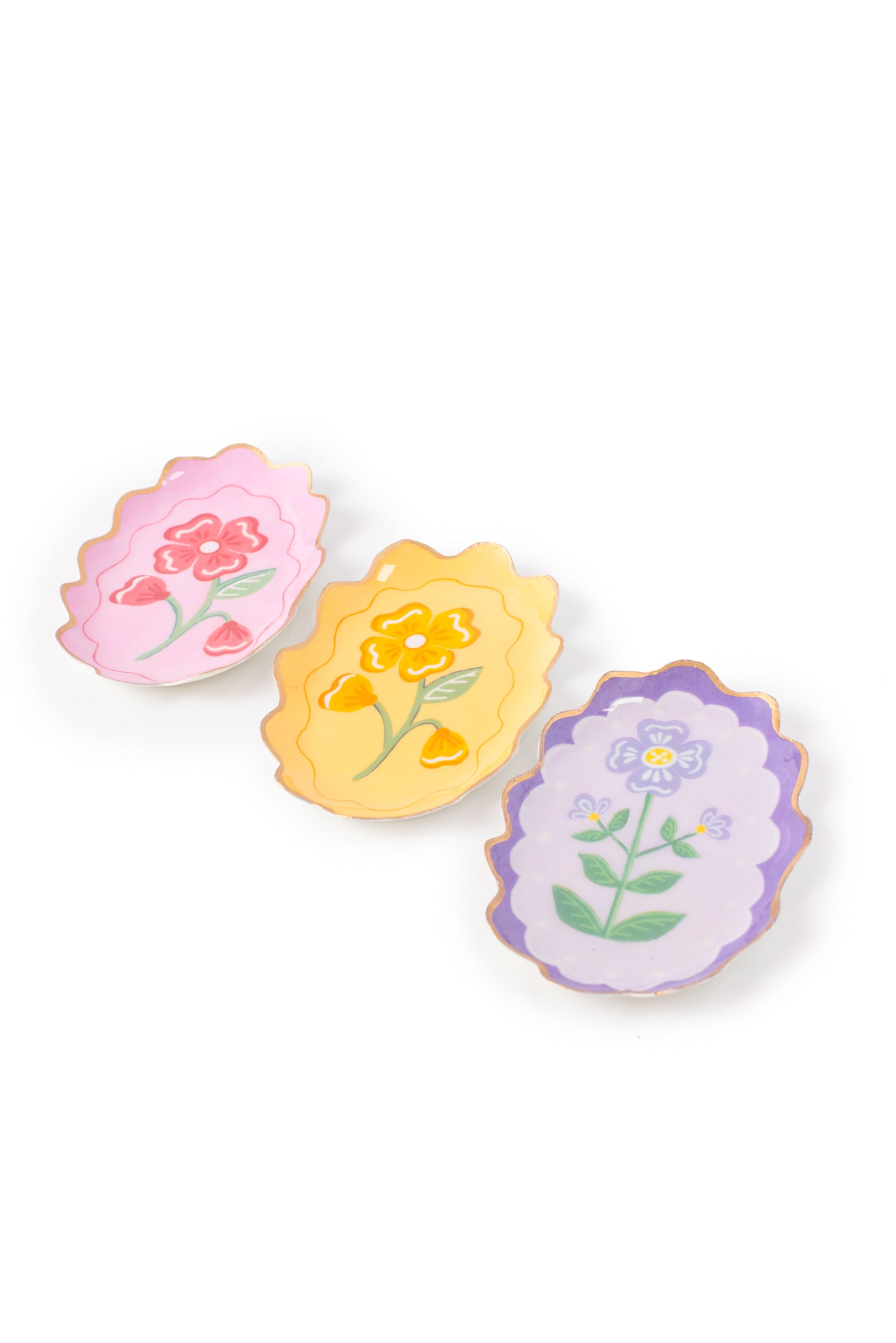 Scalloped Flower Tray