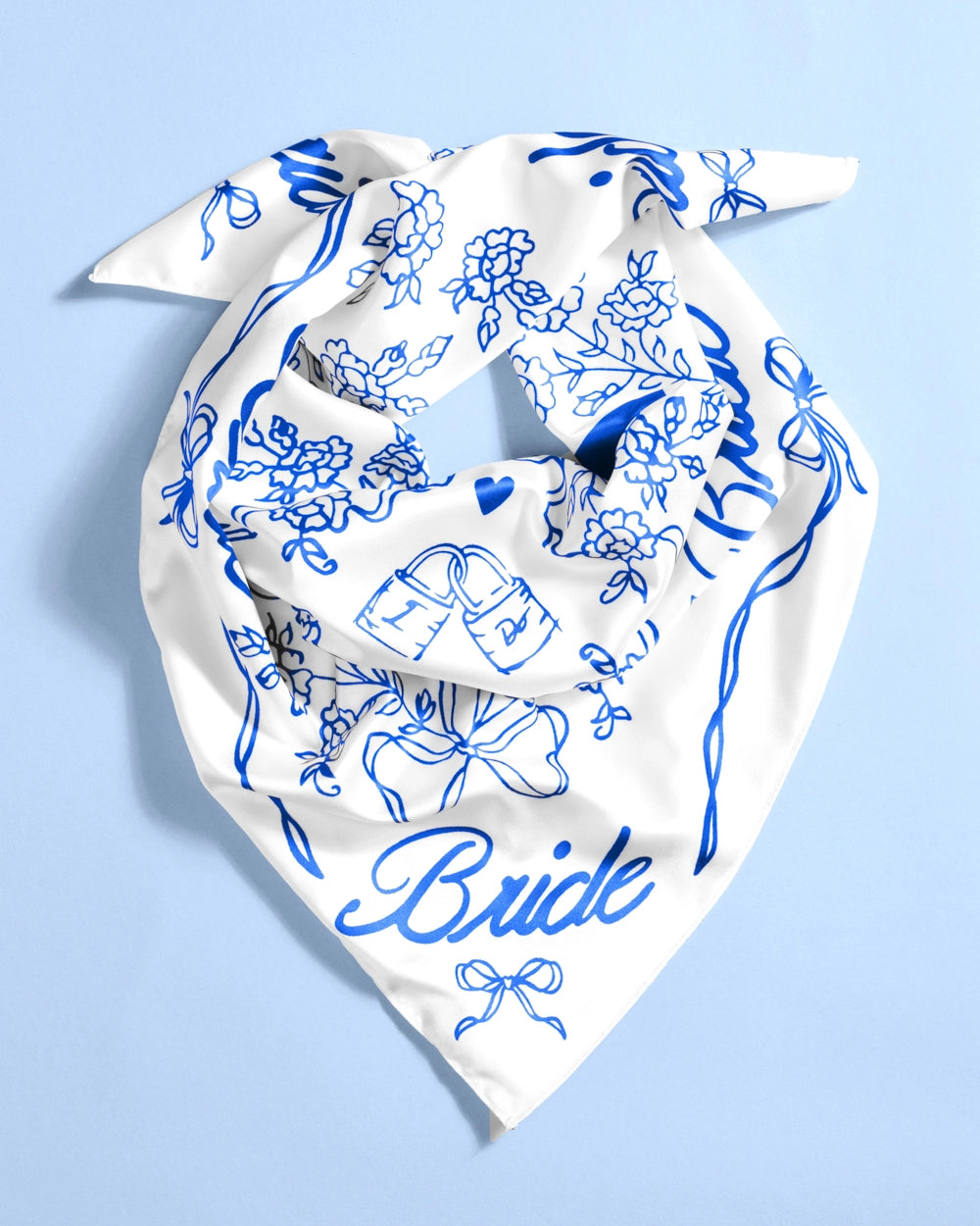 Bride Hair Scarf Bandana