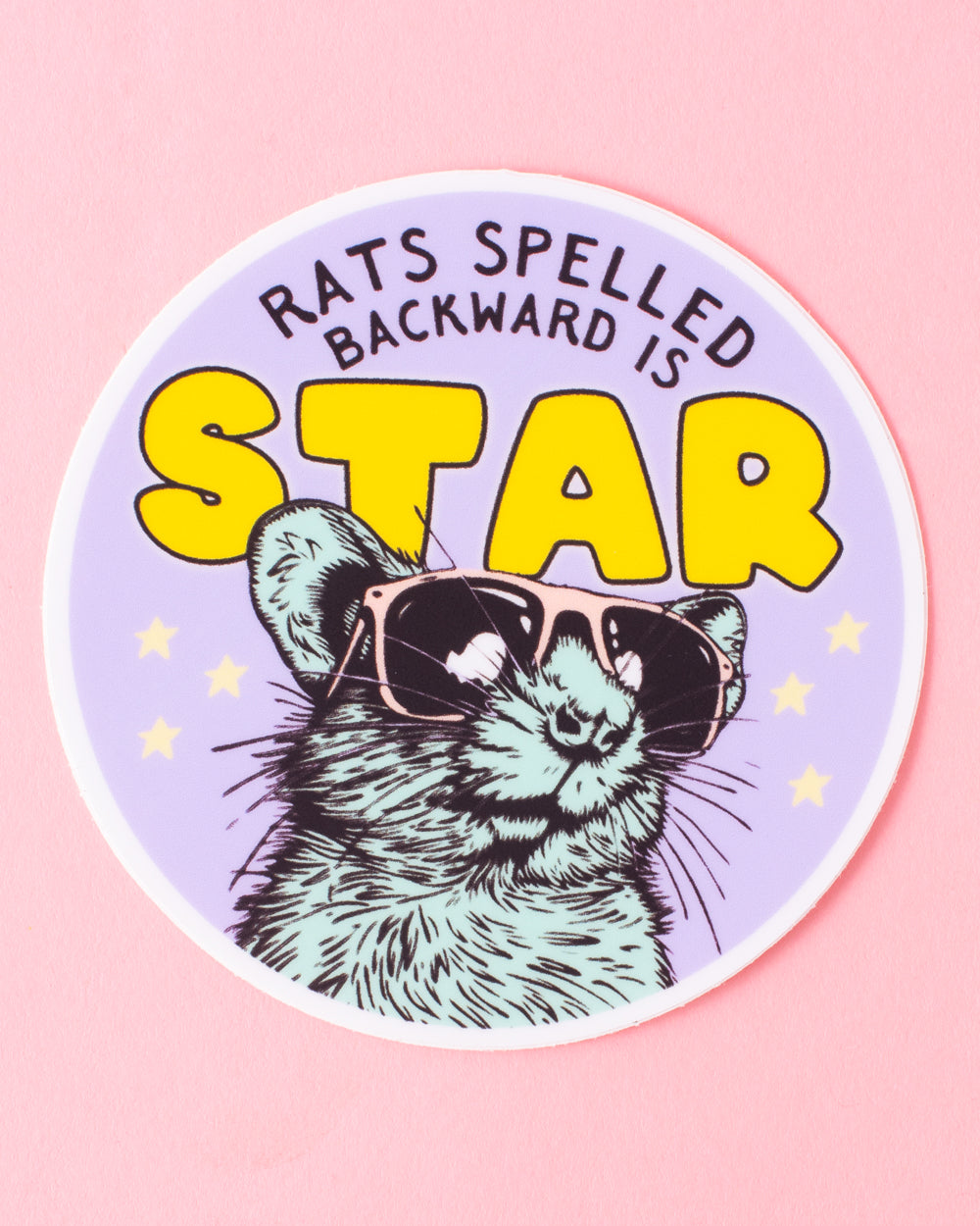 Rat Star Sticker