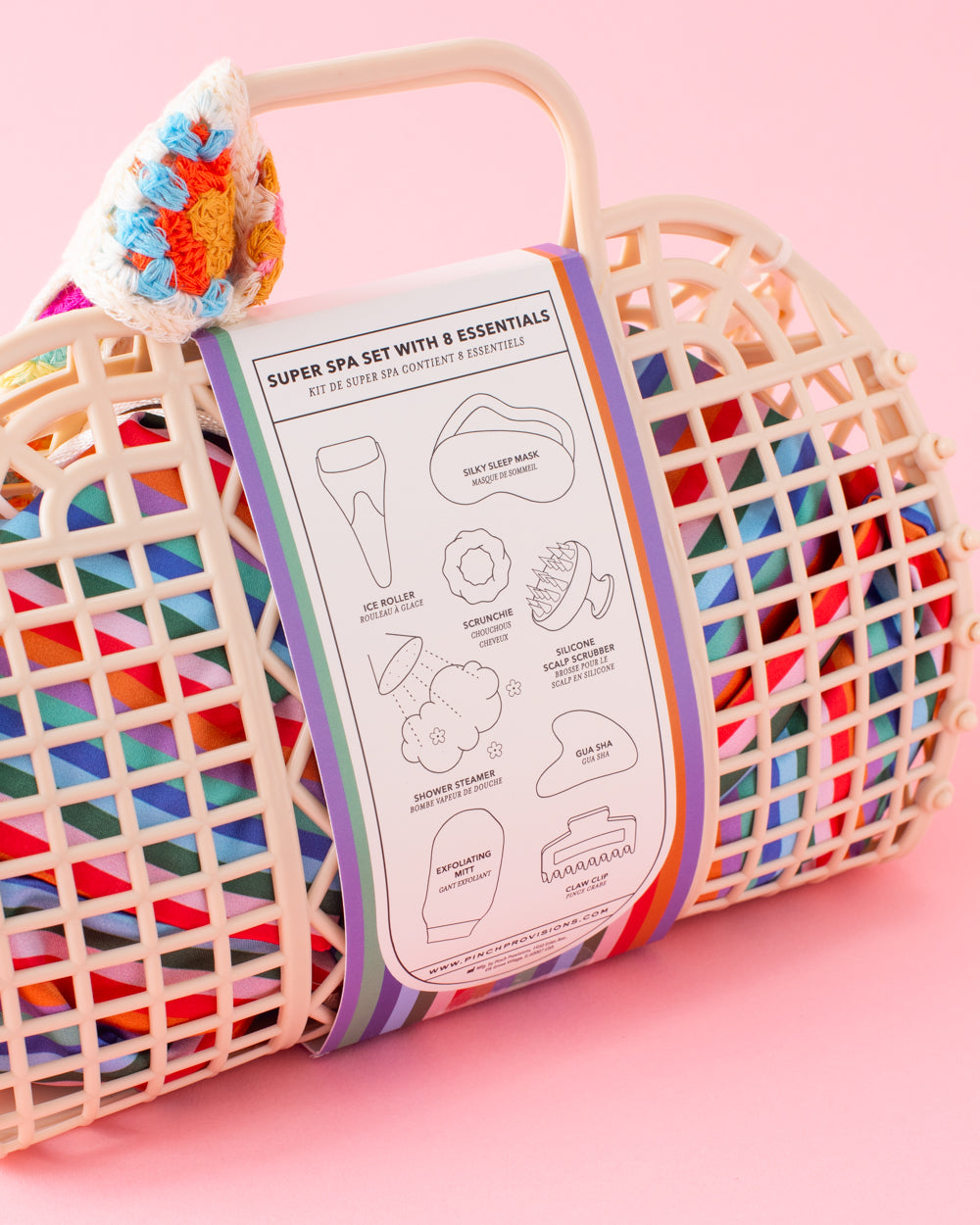 Granny Square Super Spa Basket Set