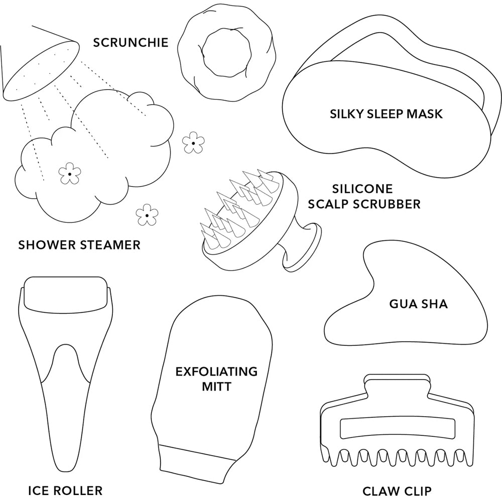 Floral Super Spa Set Basket
