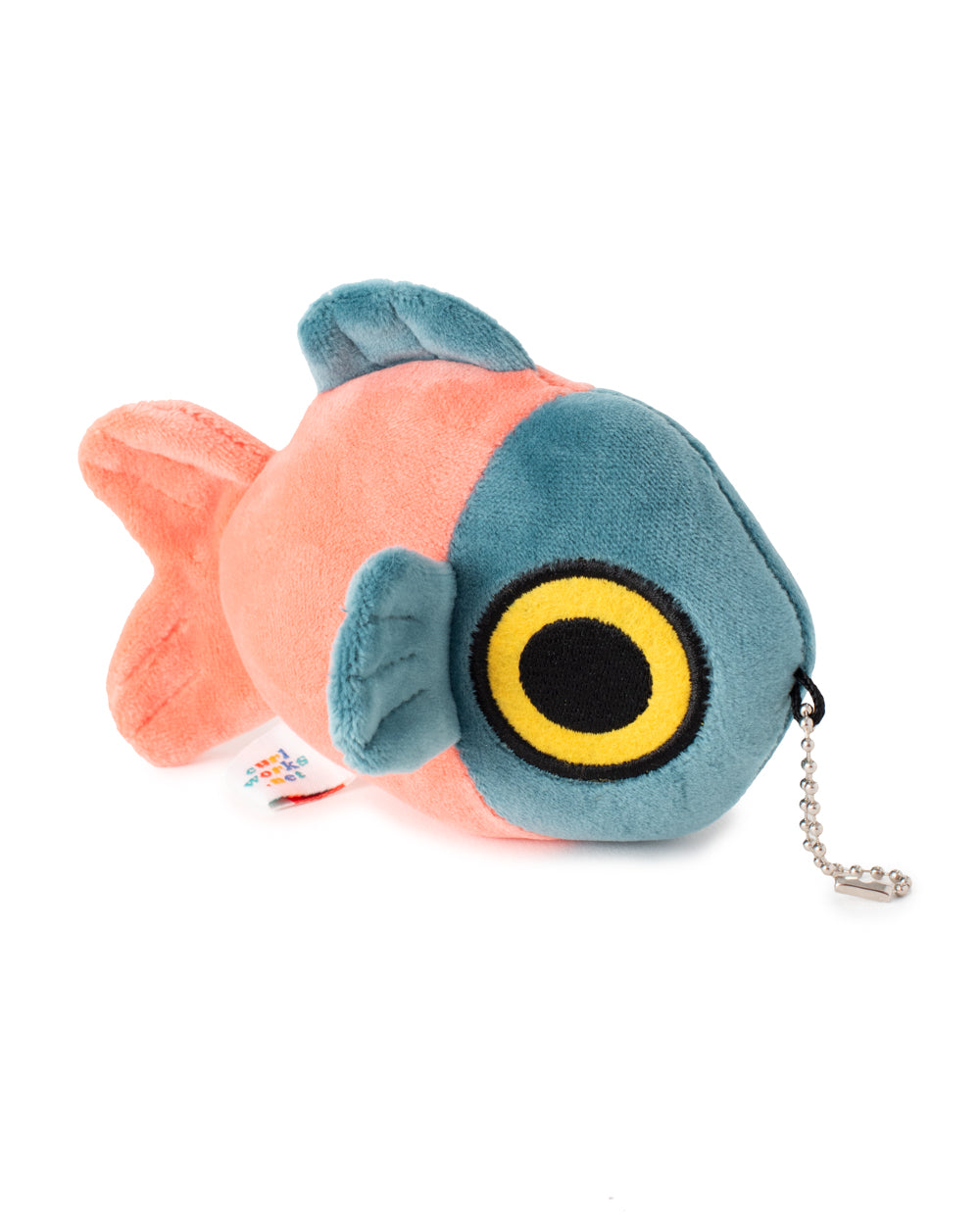 Plushy Guppy Fish Bag Charm Keychain