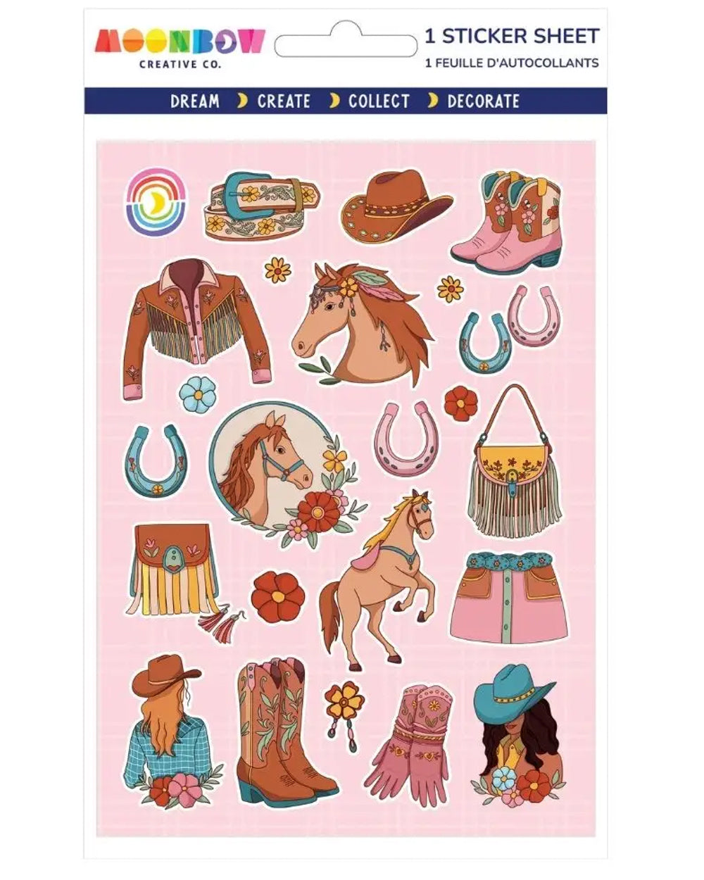 Horse Girl Sticker Sheet