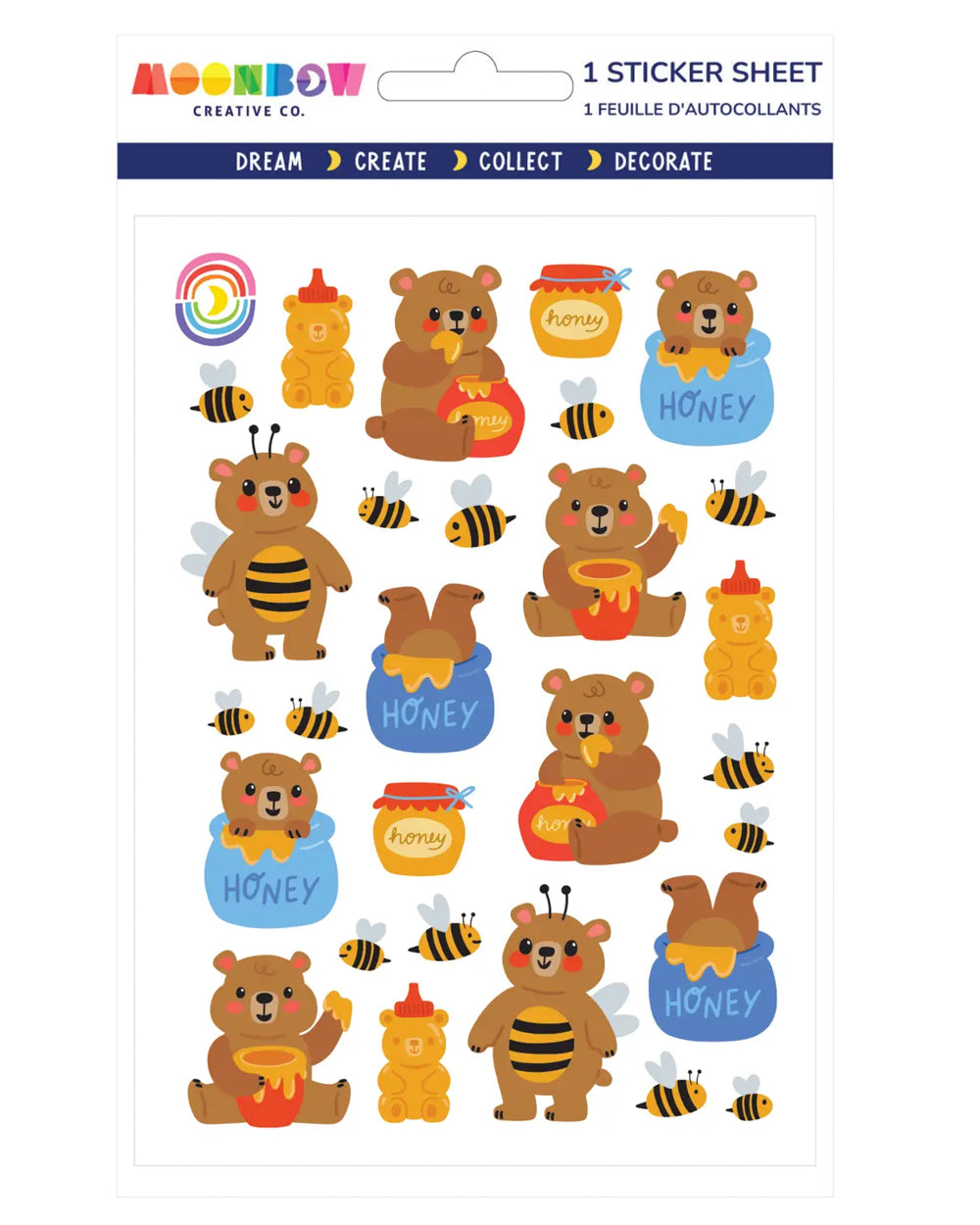 Honey Bear Sticker Sheet