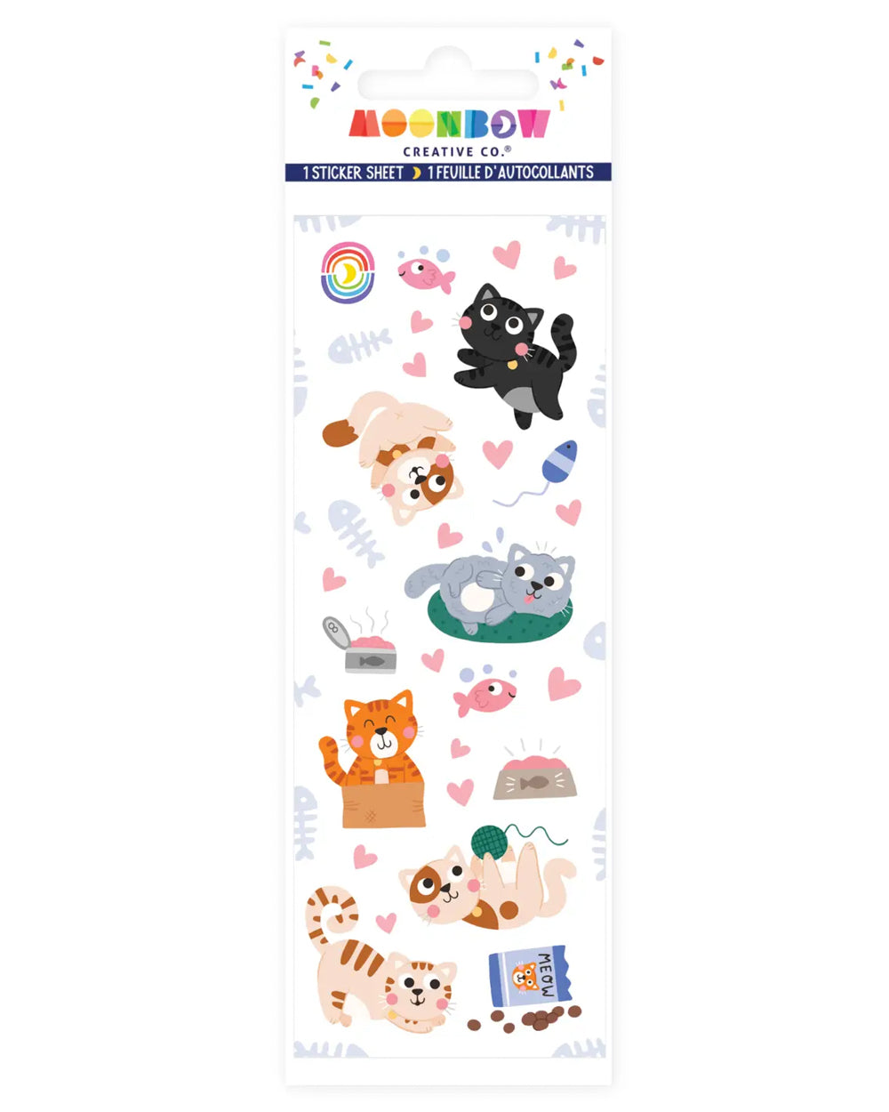 Silly Kitties Sticker Sheet