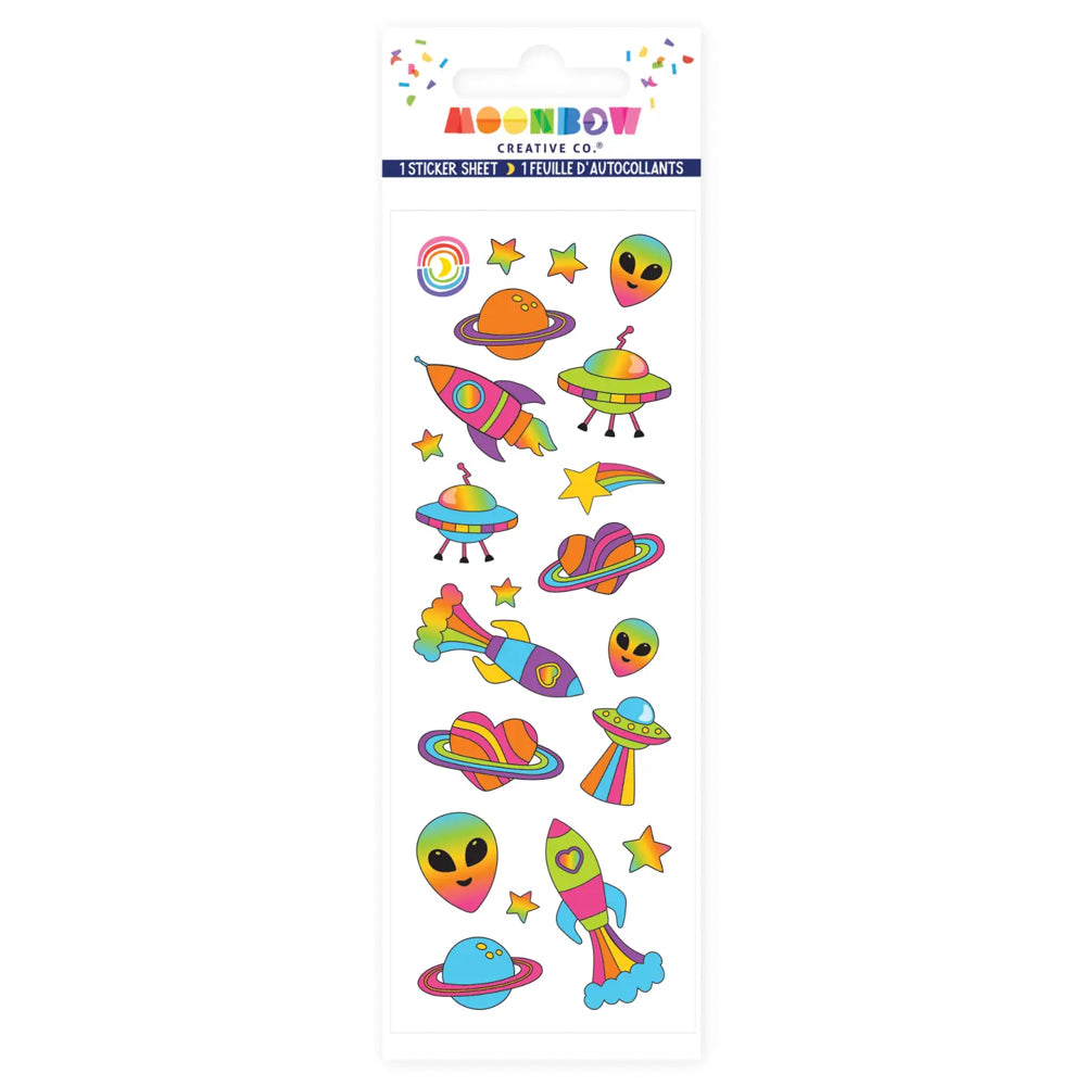 Rainbow Space Sticker Sheet