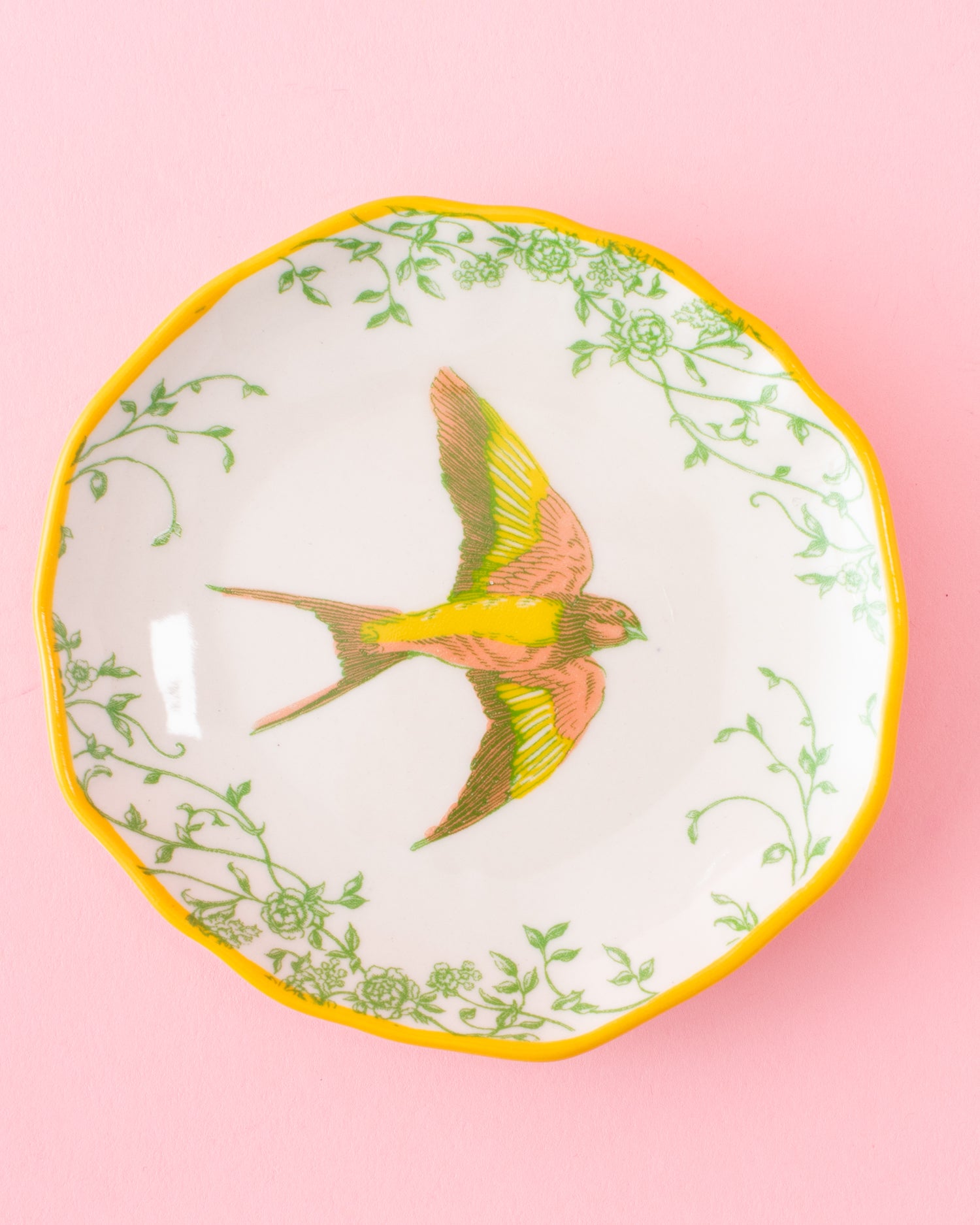 Scalloped Stoneware Dish