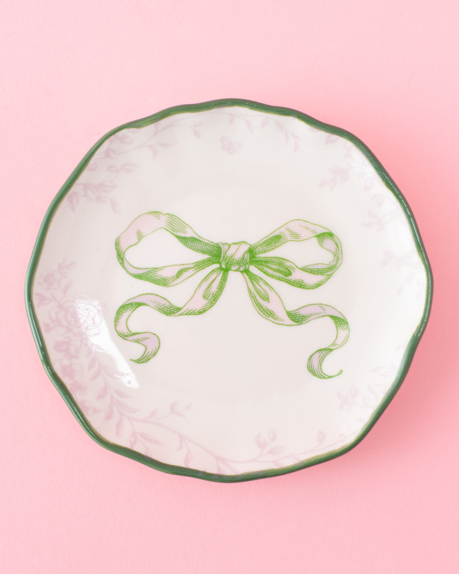 Scalloped Stoneware Dish