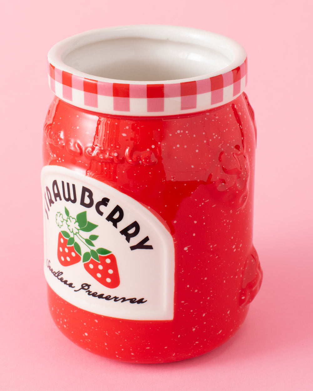 Strawberry Jam Ceramic Vase