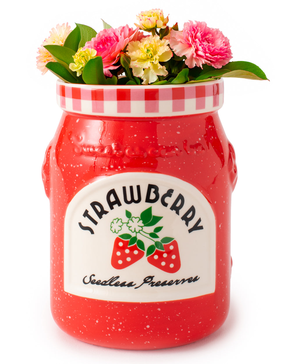 Strawberry Jam Ceramic Vase