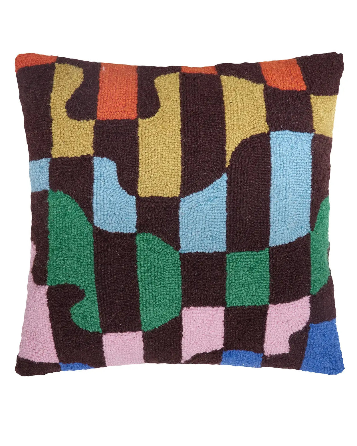Stripeshift Colorblock Hook Pillow