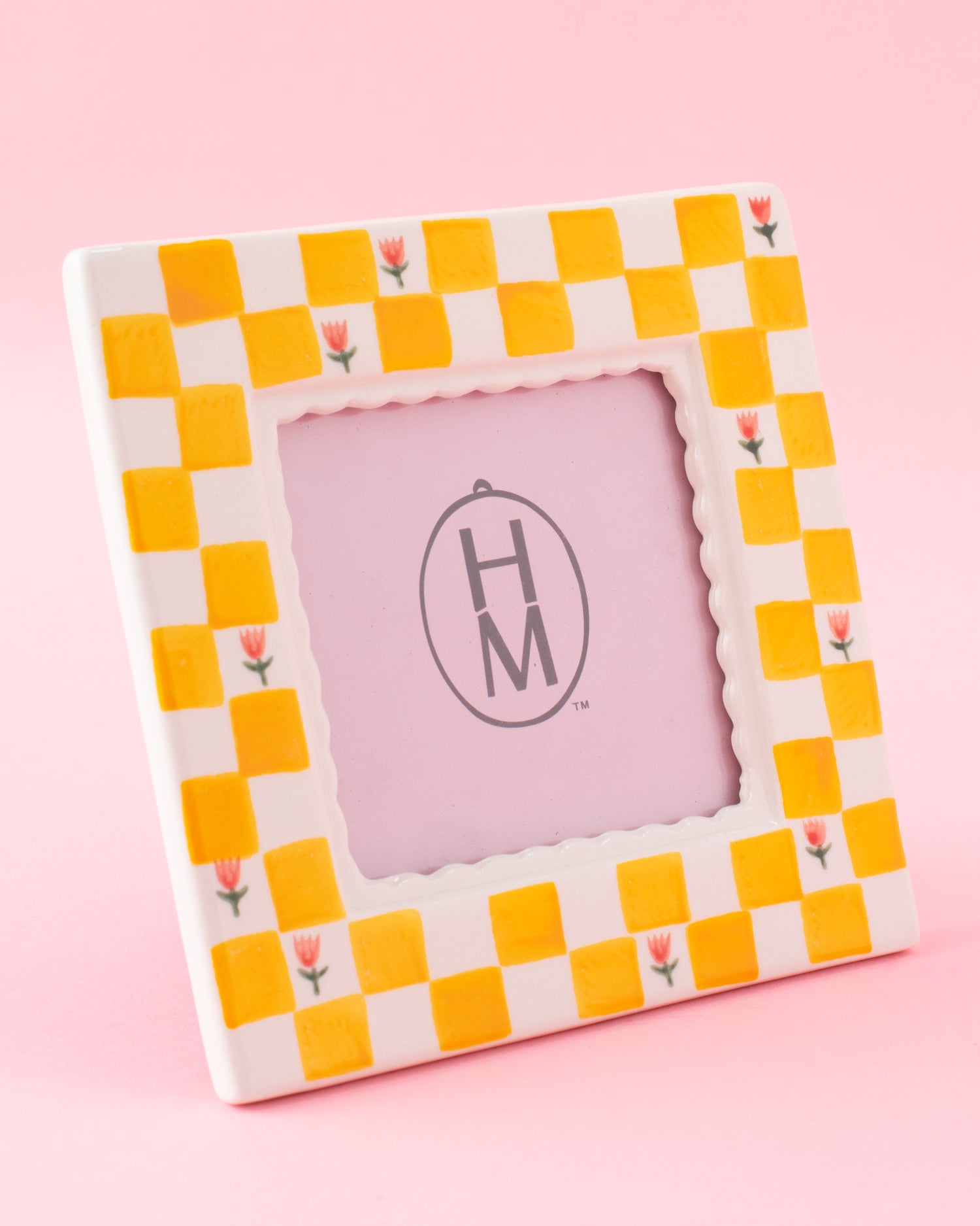 Funky Ceramic Stoneware Picture Frame