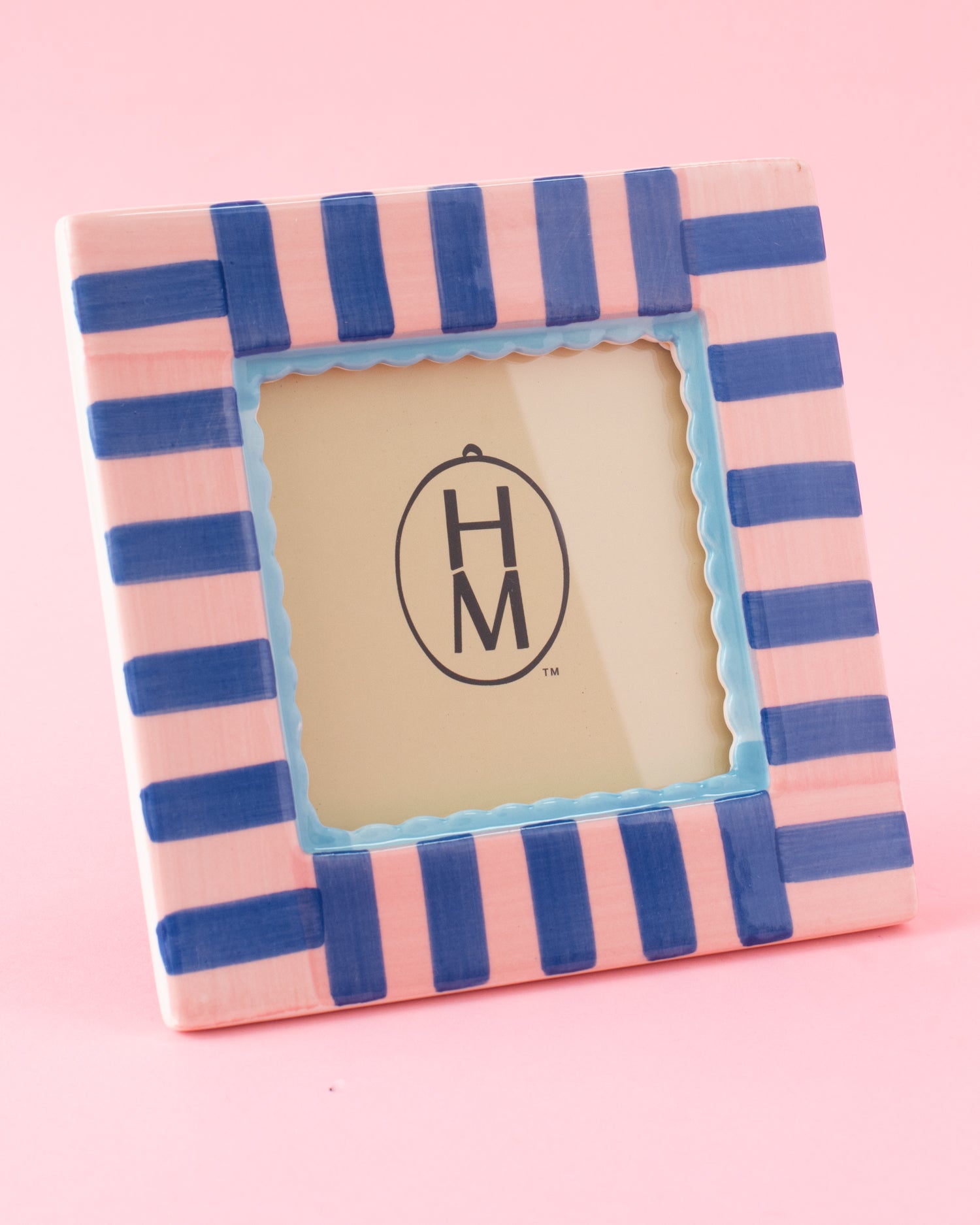 Funky Ceramic Stoneware Picture Frame