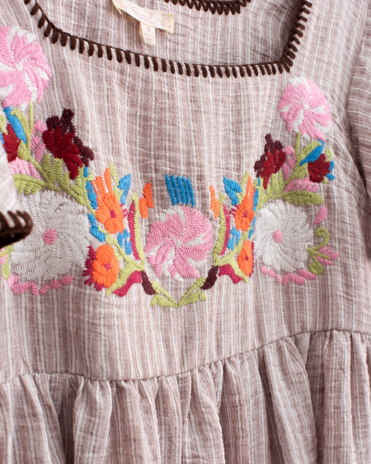 Rosa Embroidered Floral Dress