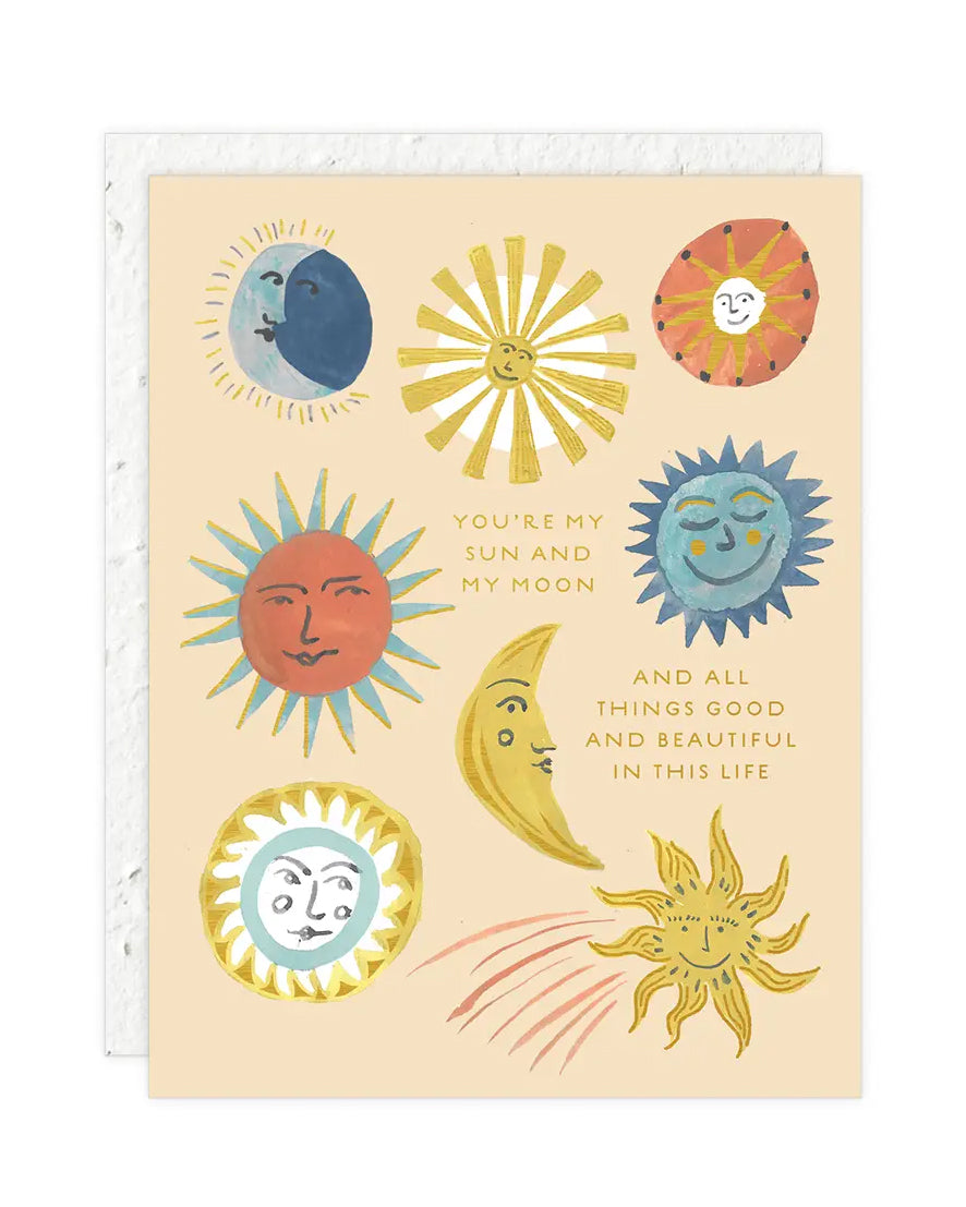You're My Sun and Moon Card