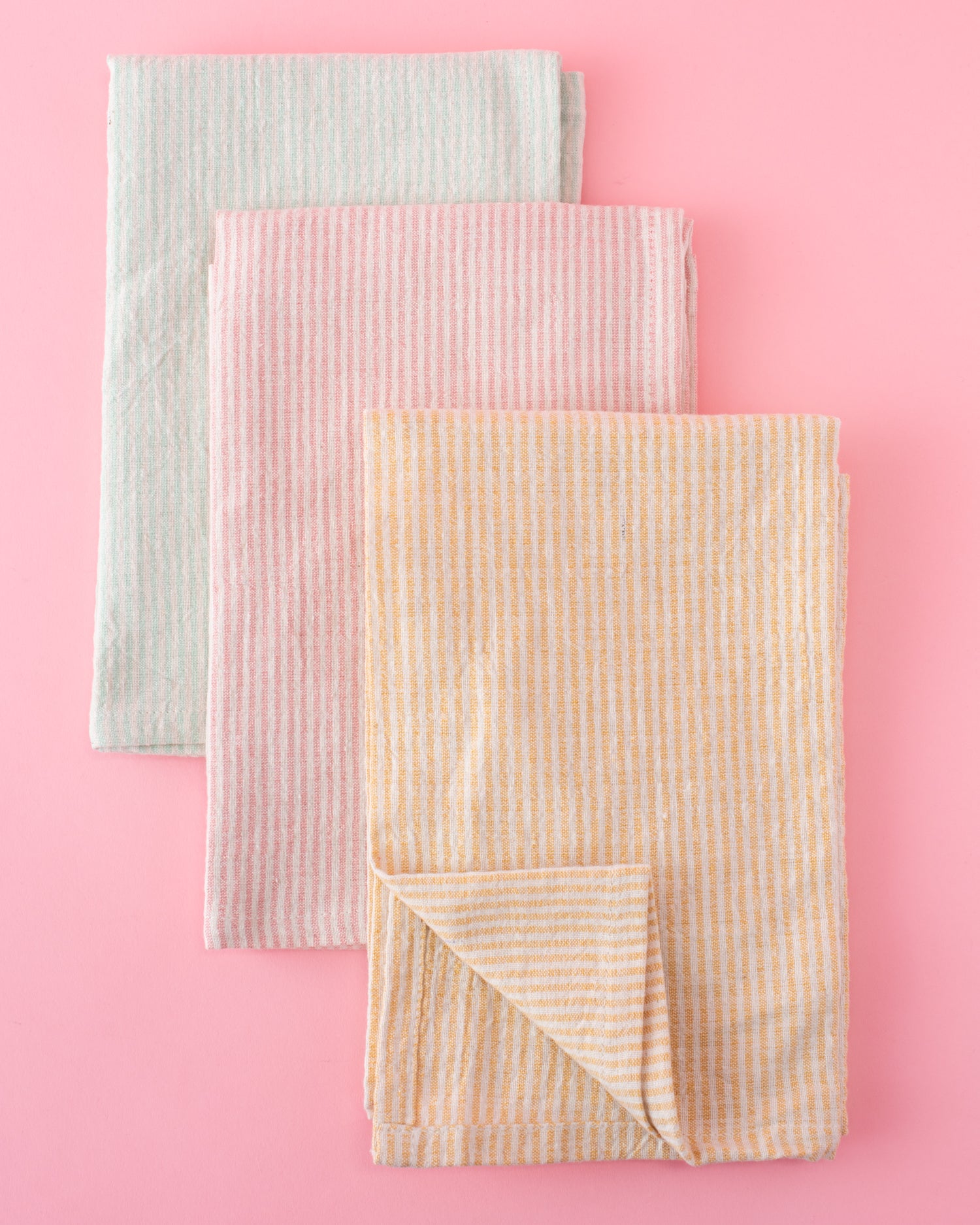 Striped Cotton Tea Towel