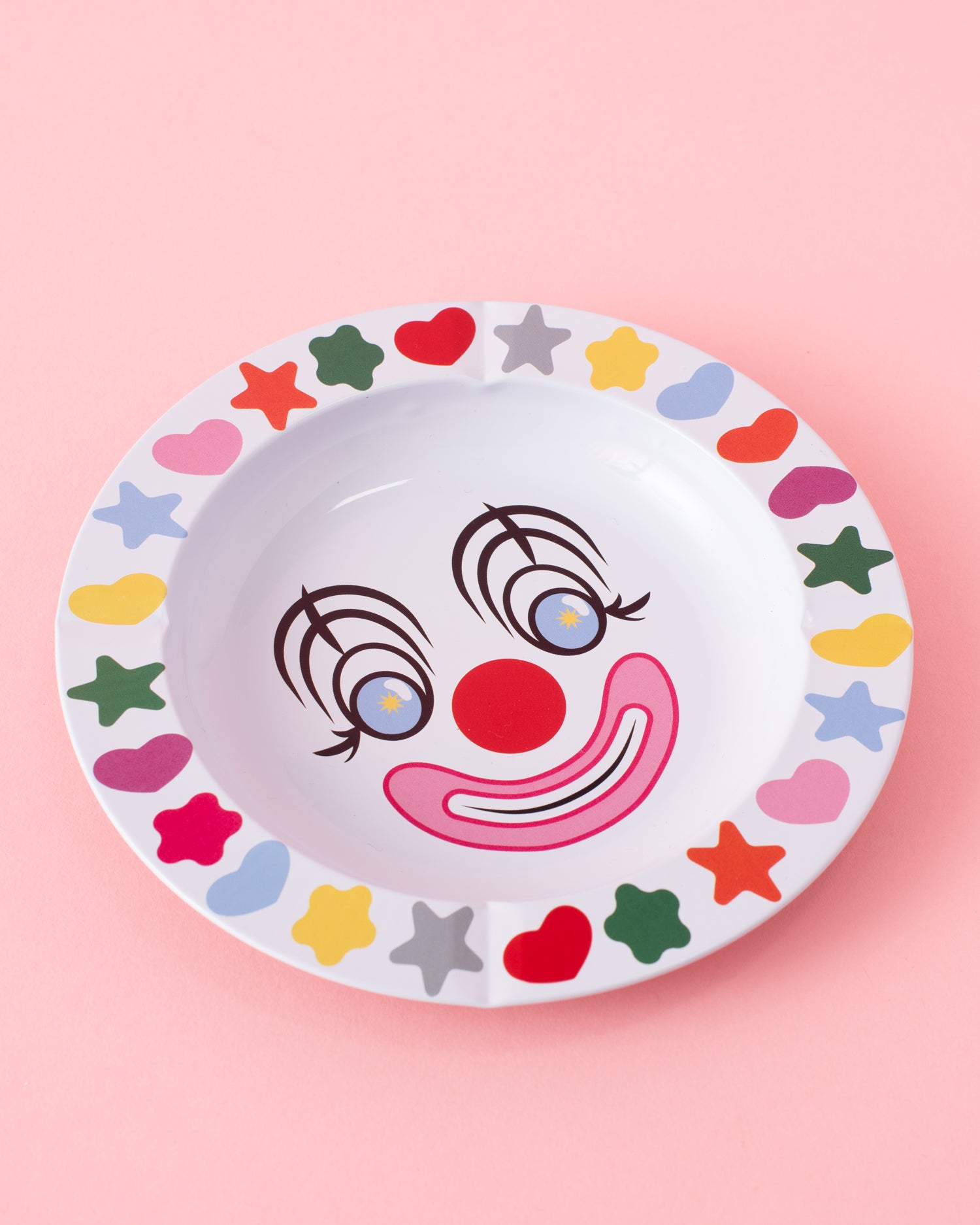 Clowning Around Metal Ashtray