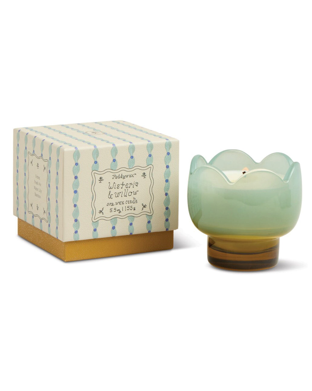 Glass Tulip Candle