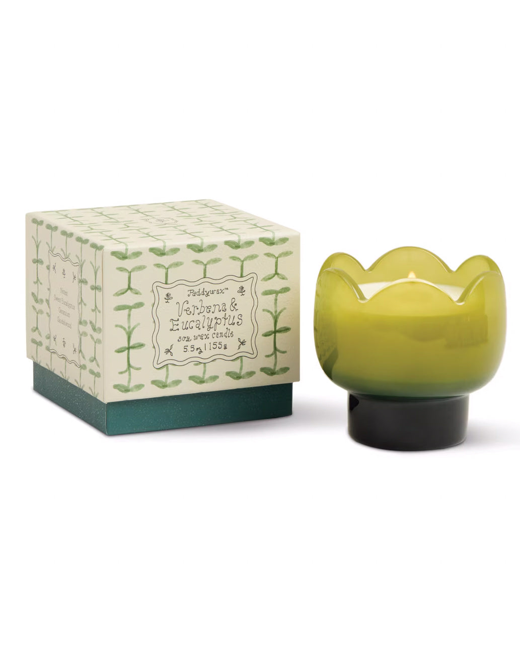 Glass Tulip Candle