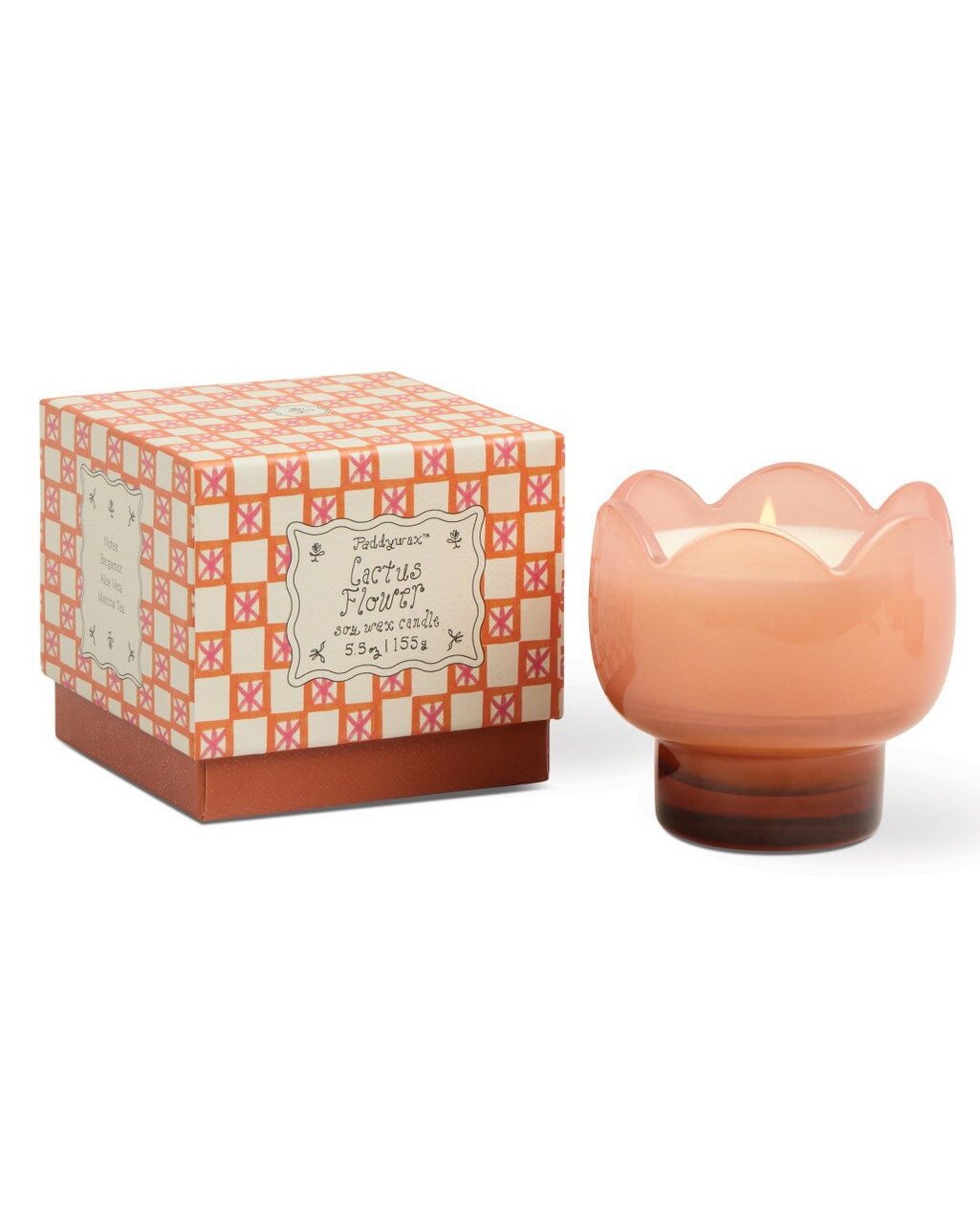 Glass Tulip Candle