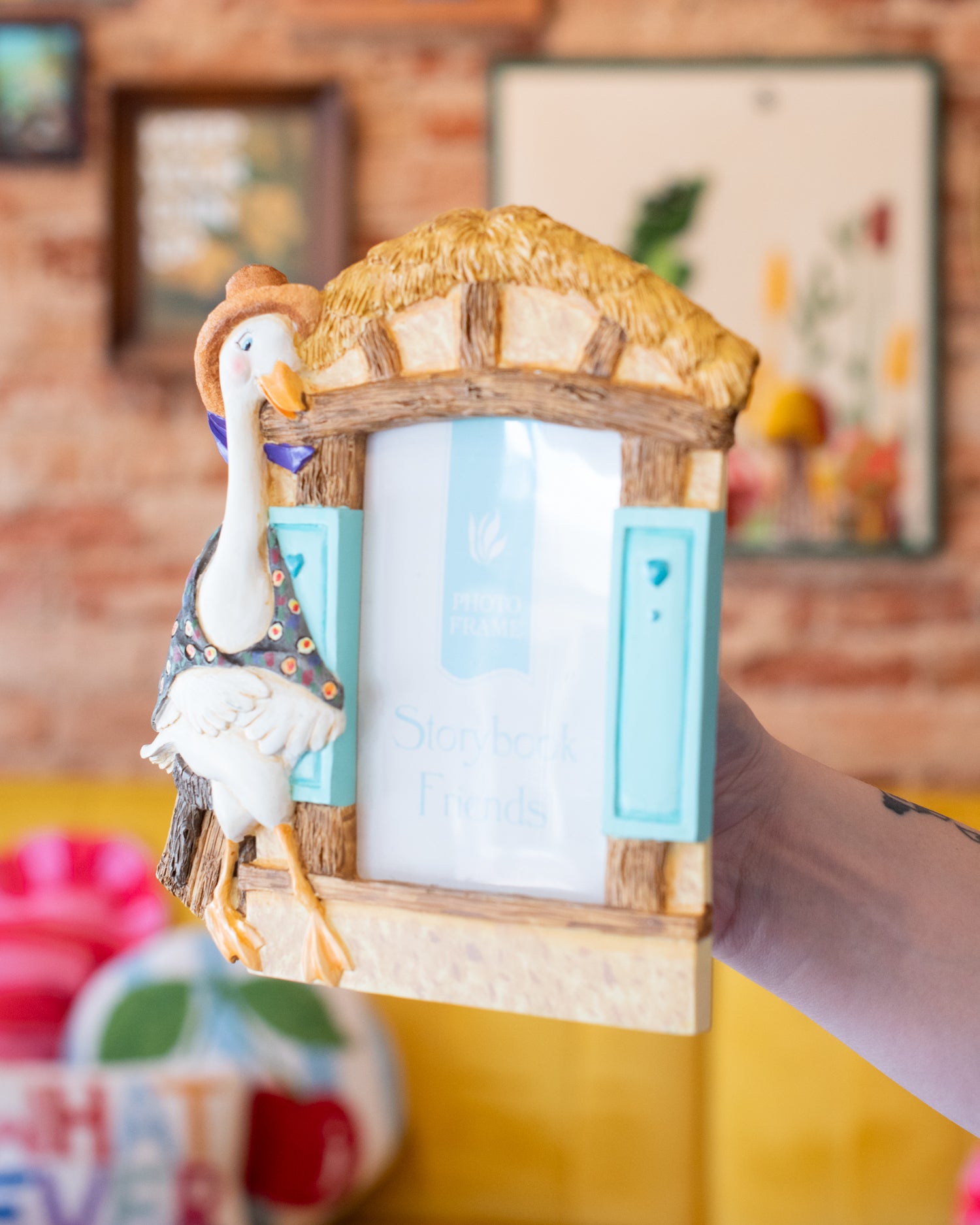 Vintage Coastal Goose Picture Frame
