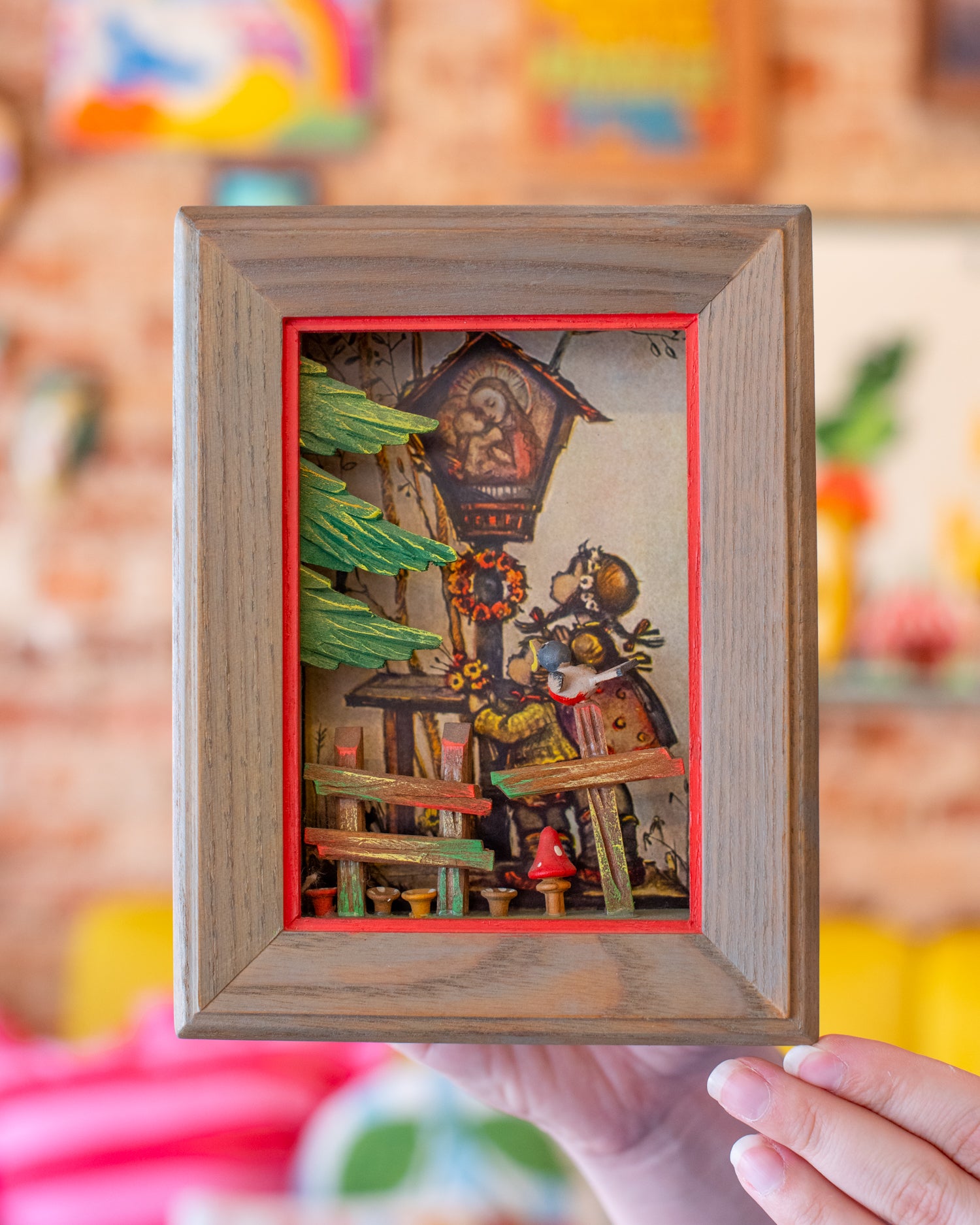 Vintage German Shadow Box Art