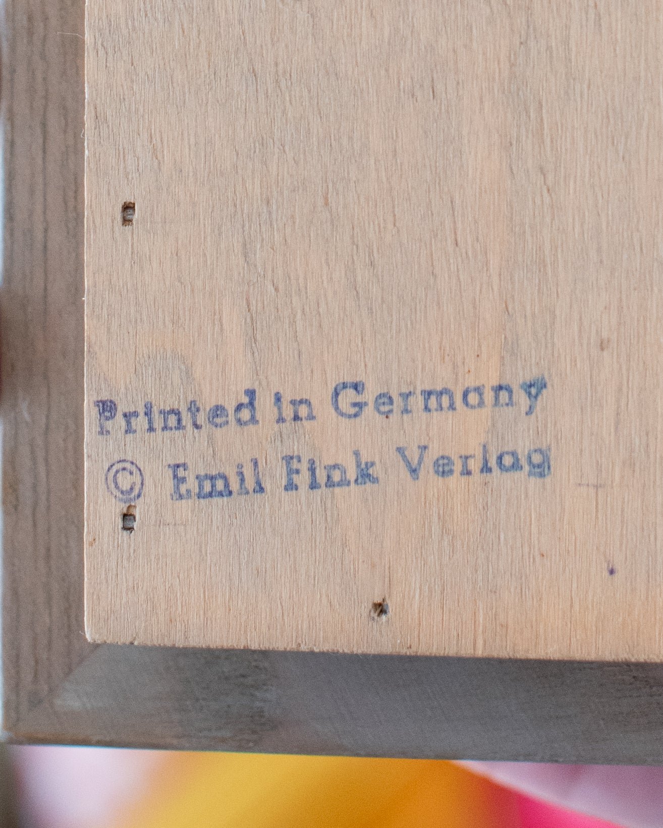 Vintage German Shadow Box Art