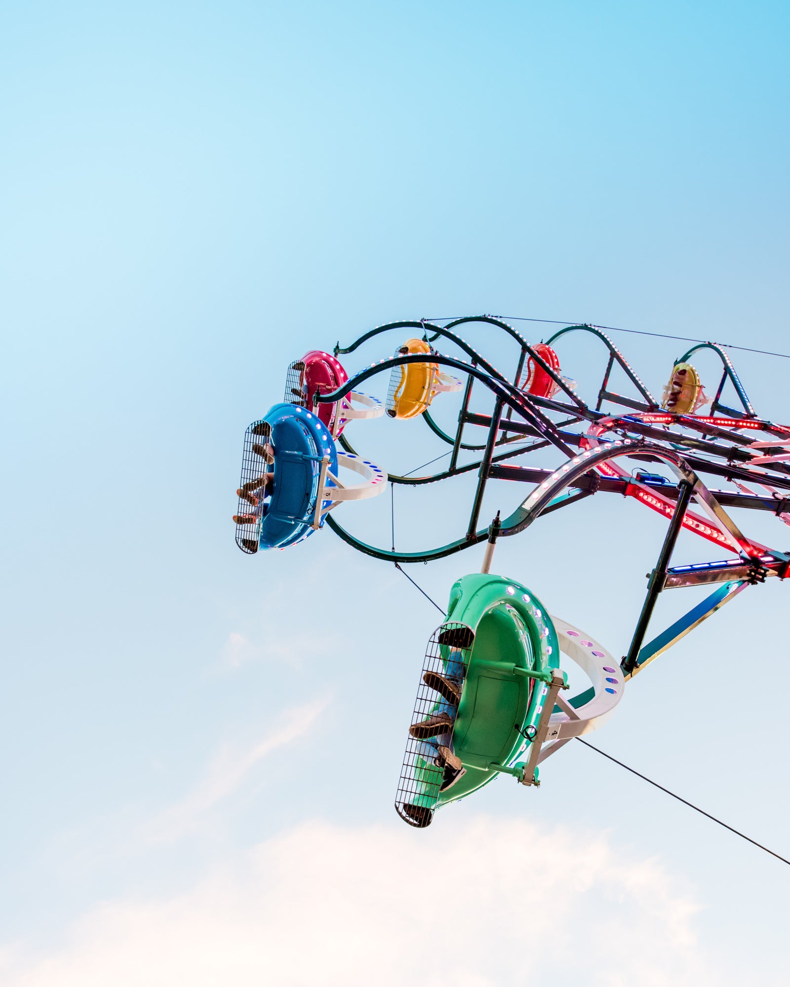 Bright Colorful Fair Wall Art Print Photography