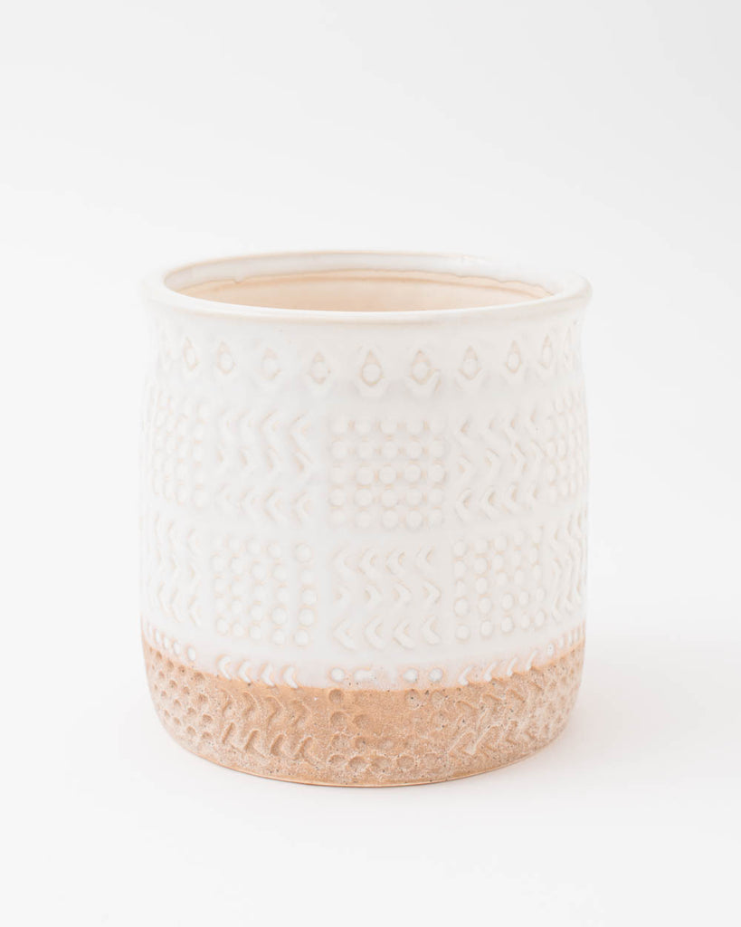 cream minimal bohemian vase pot planter