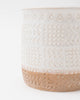 cream natural minimal boho vase pot planter