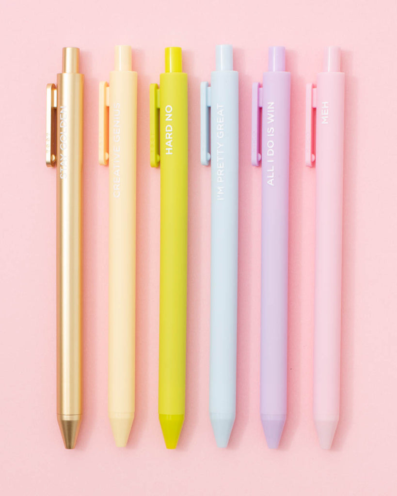 Funny Parenting Quotes Multi Color Decorative Writing Pen Set Fun Club