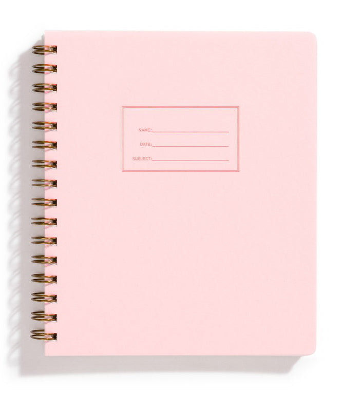 pastel colorful notebooks spiral bound pastel pink