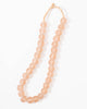 glass decor beads blush pink