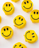 yellow smiley hair claw clips