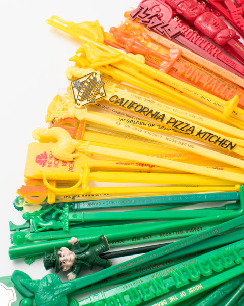 Vintage Swizzle Sticks Grab Bag – Kitsch & Color